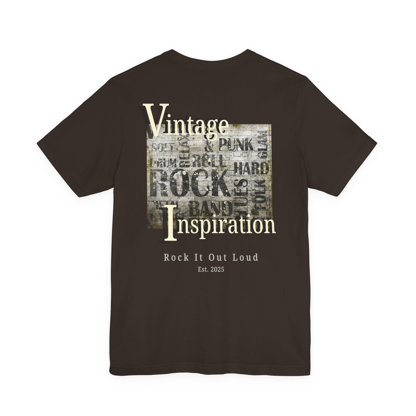 Vintage Rock Band Graphic Tee — "Vintage Inspiration: Rock It Out Loud"