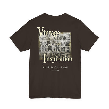 Vintage Rock Band Graphic Tee — "Vintage Inspiration: Rock It Out Loud"