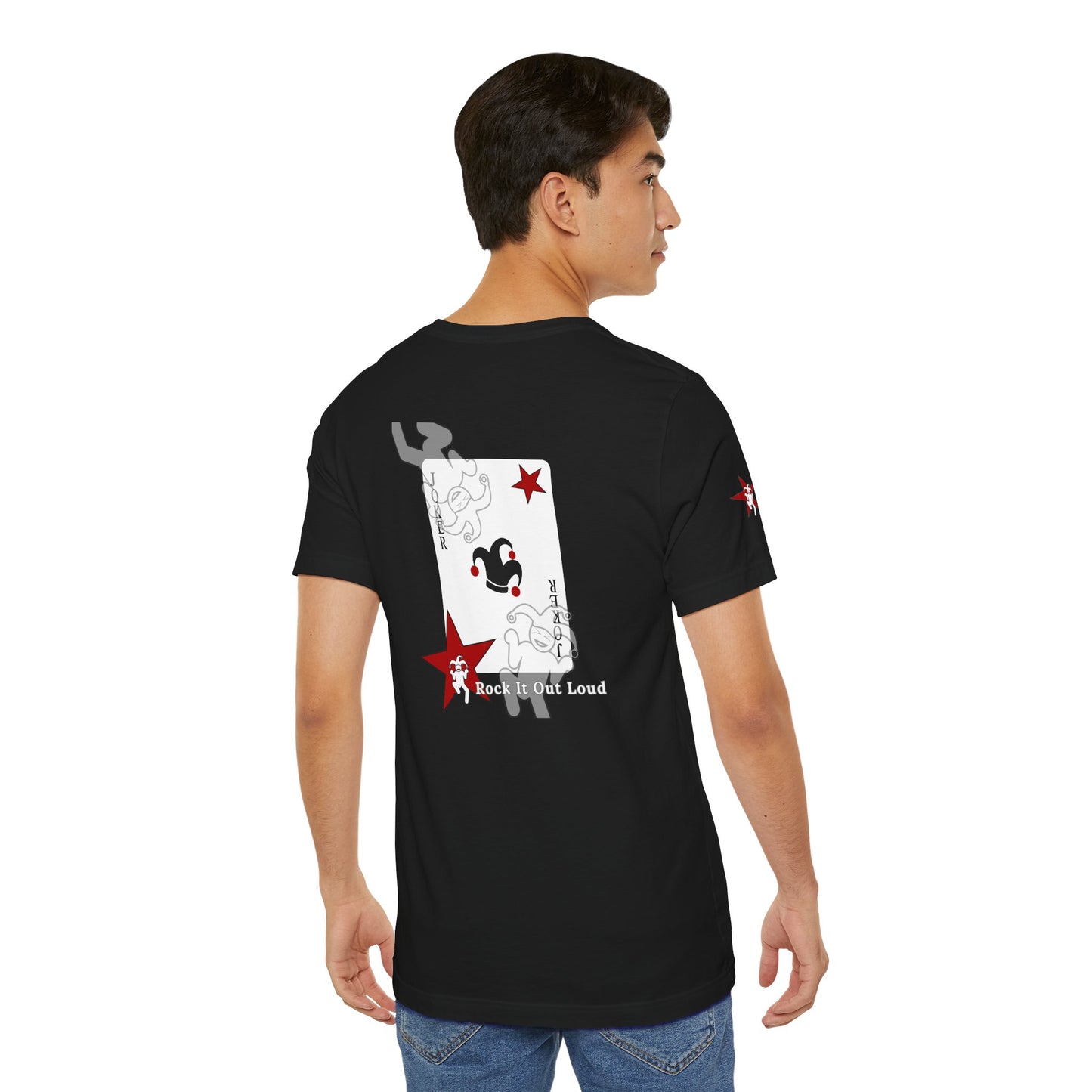 Rock It Out Loud Joker Card Unisex T‑Shirt