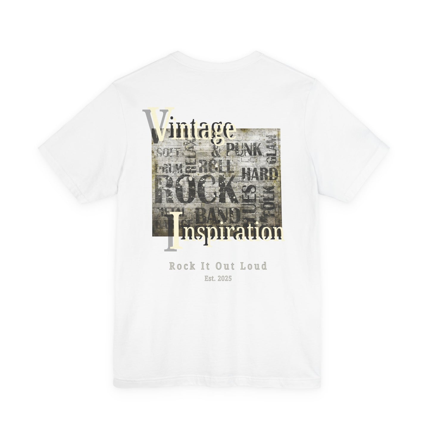 Vintage Rock Band Graphic Tee — "Vintage Inspiration: Rock It Out Loud"