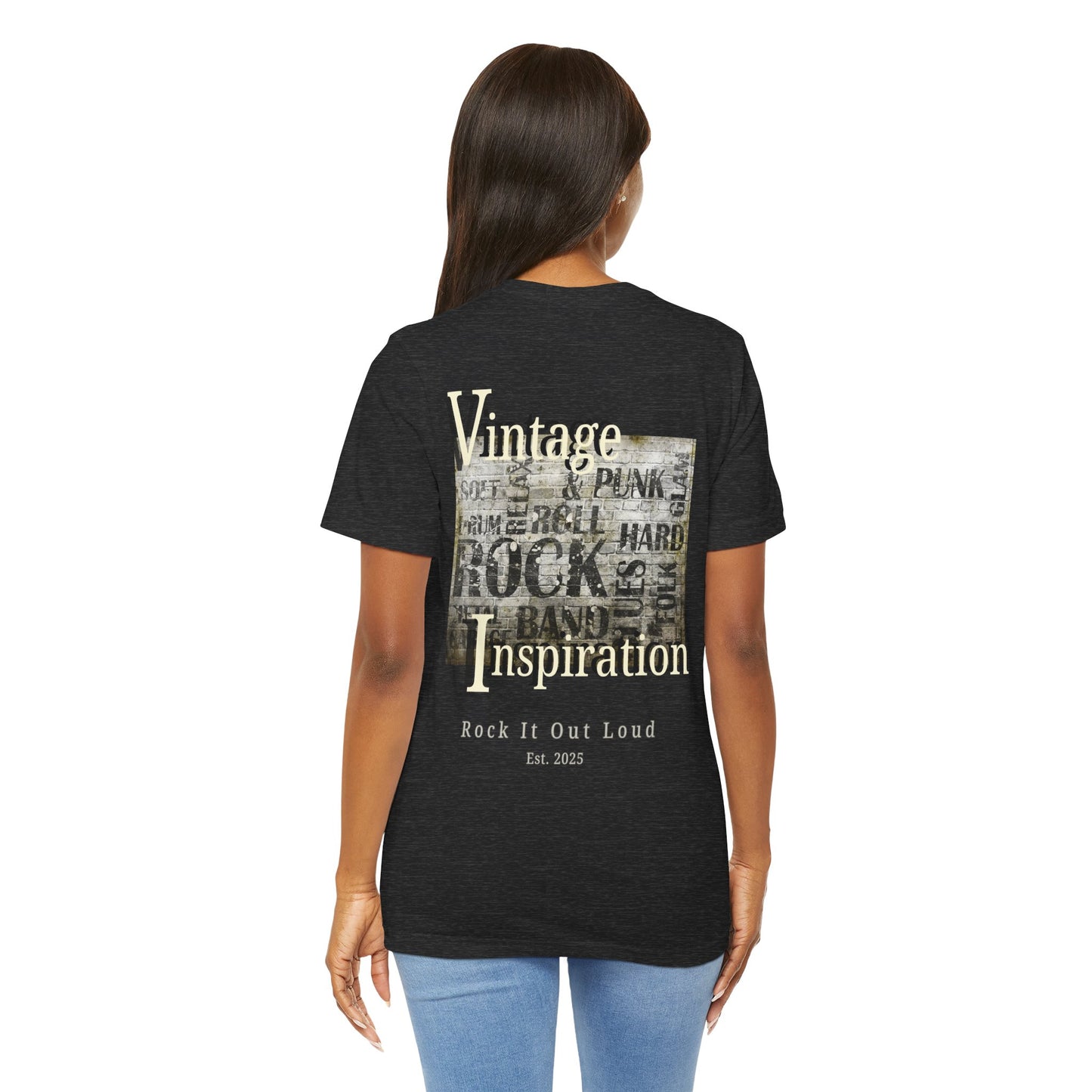 Vintage Rock Band Graphic Tee — "Vintage Inspiration: Rock It Out Loud"