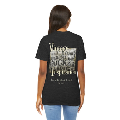 Vintage Rock Band Graphic Tee — "Vintage Inspiration: Rock It Out Loud"
