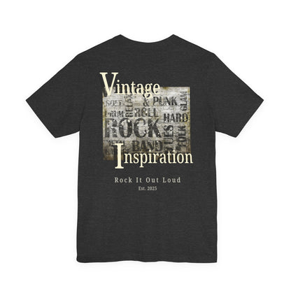 Vintage Rock Band Graphic Tee — "Vintage Inspiration: Rock It Out Loud"