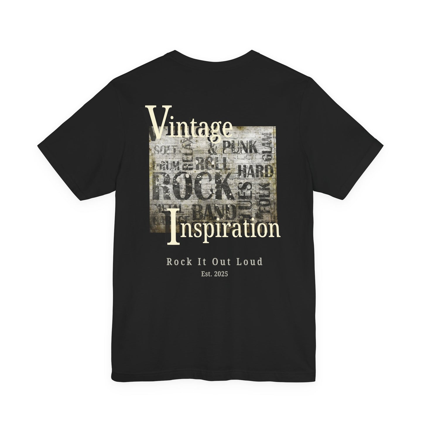 Vintage Rock Band Graphic Tee — "Vintage Inspiration: Rock It Out Loud"