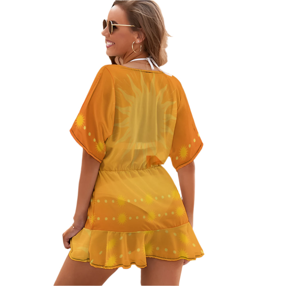 Sunshine Swimsuit Cover Up High Waist Dress