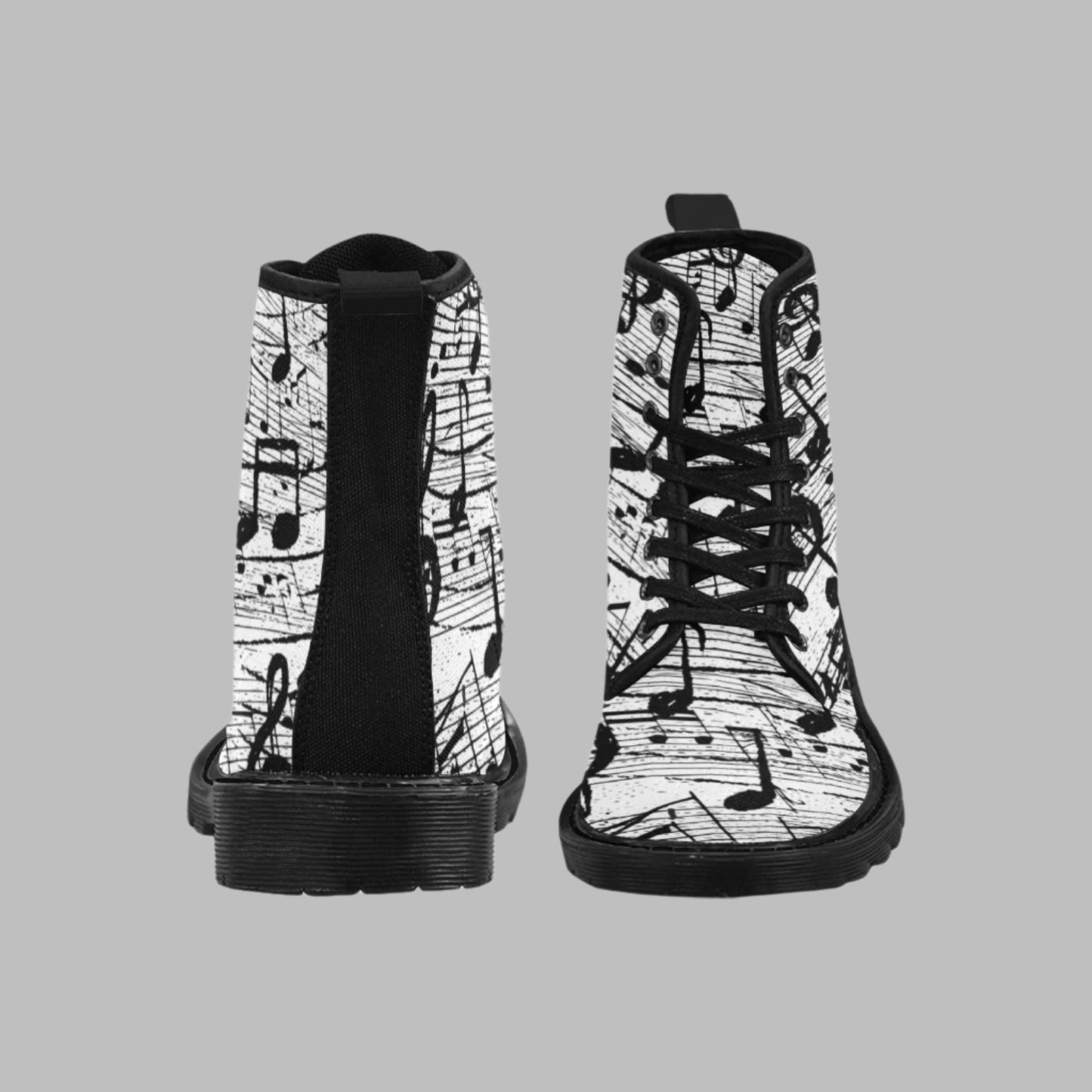 Rock The Music - Women's Lace Up Boots - Available in 3 Colors