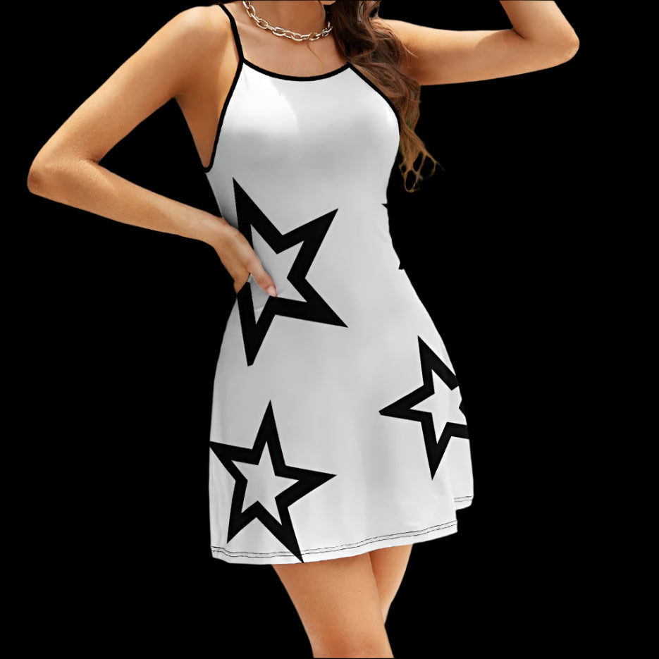 Rock and Flirt Women's Fitted Slim Swing Dress - Available in 2 Colors