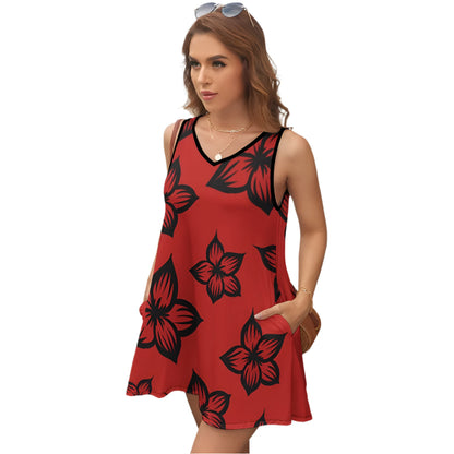 Rockin Flowers Tank Top Dress - Available in 4 Colors