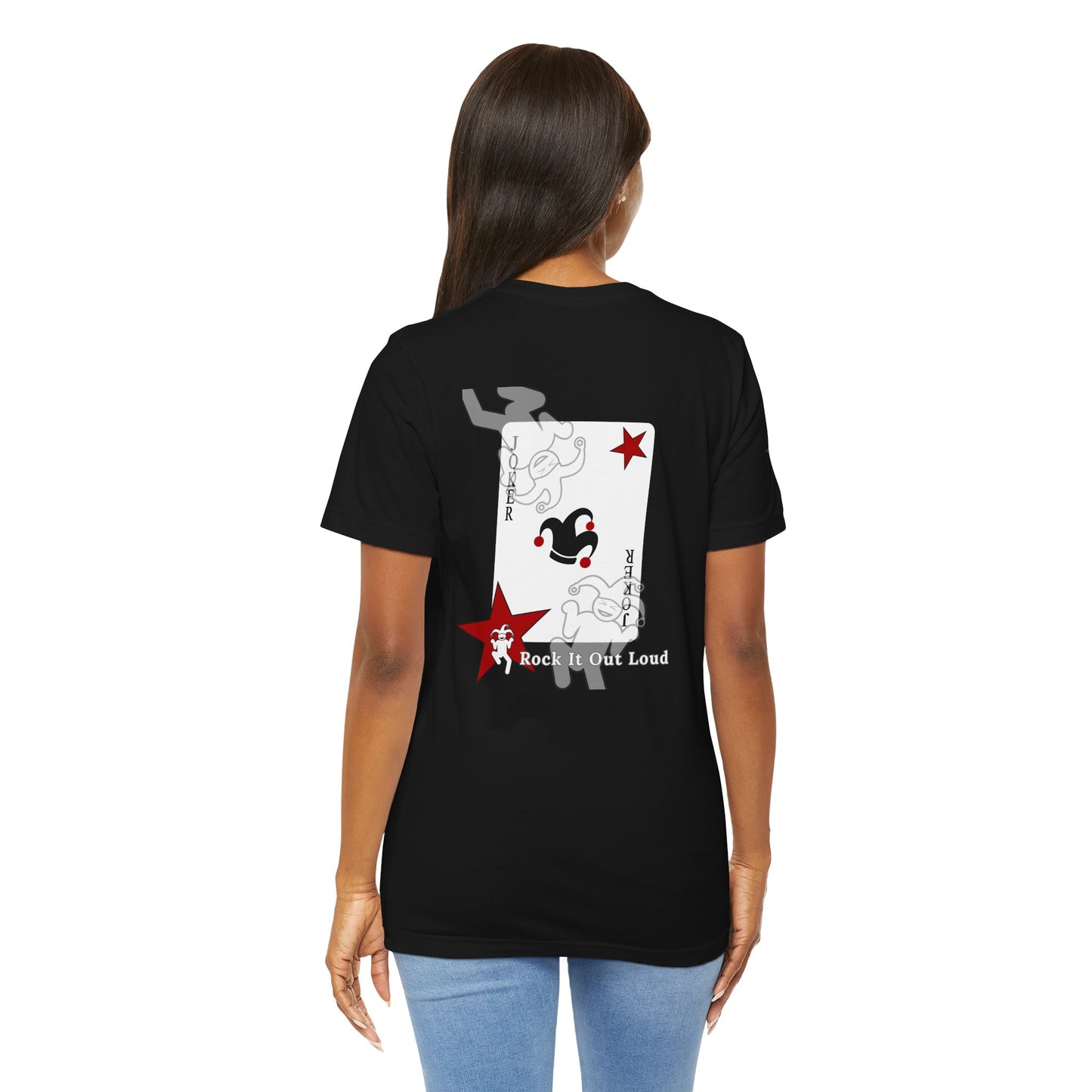 Rock It Out Loud Joker Card Unisex T‑Shirt
