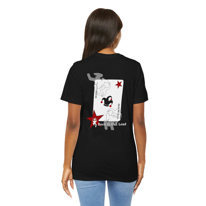 Rock It Out Loud Joker Card Unisex T‑Shirt
