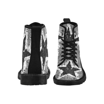 Vintage Star - Women's Lace Up Boots