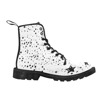 Rock the Moon and Stars - Women's Lace Up Boots
