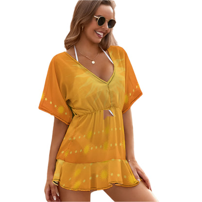 Sunshine Swimsuit Cover Up High Waist Dress