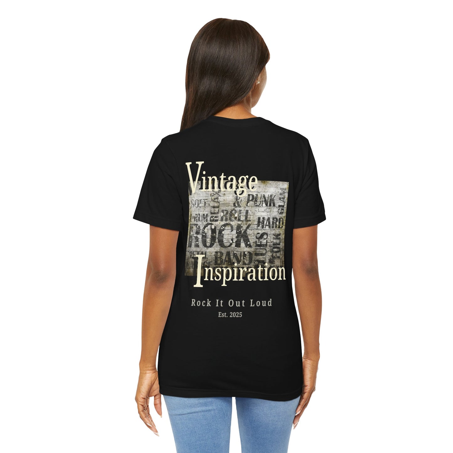 Vintage Rock Band Graphic Tee — "Vintage Inspiration: Rock It Out Loud"