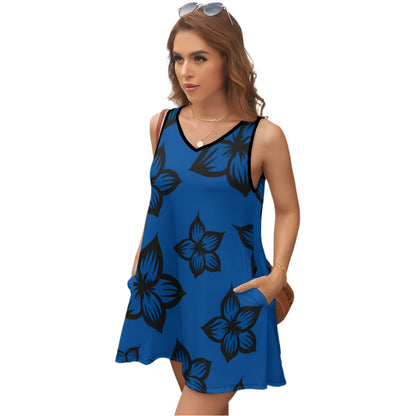 Rockin Flowers Tank Top Dress - Available in 4 Colors
