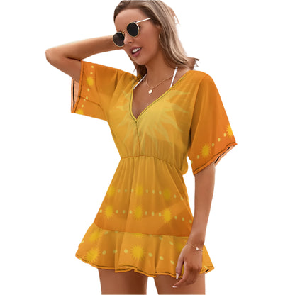 Sunshine Swimsuit Cover Up High Waist Dress