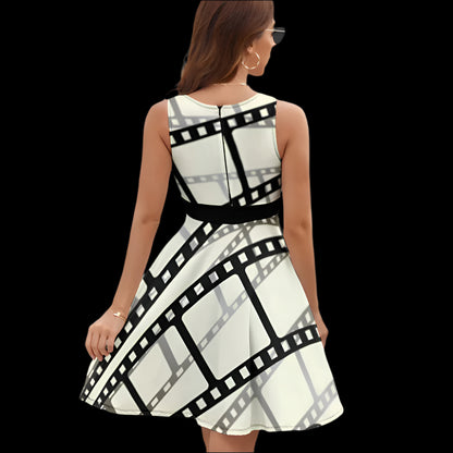 Forever Film Sleeveless High Waist V-Neck Dress - Available in 3 Colors