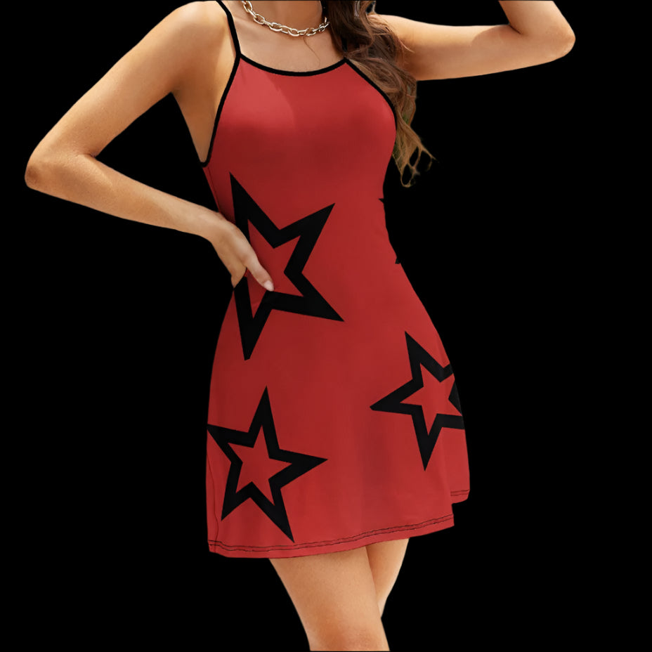 Rock and Flirt Women's Fitted Slim Swing Dress - Available in 2 Colors